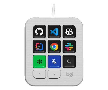 Akcesorium do streamingu Logitech MX Keypad biały